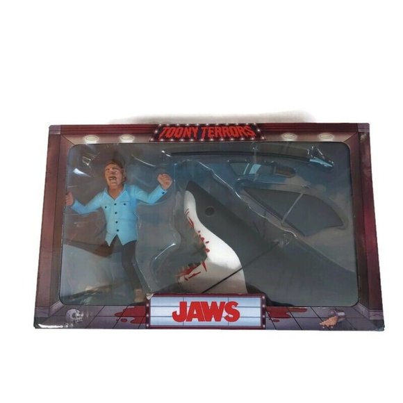JAWS Toony Terrors Quint vs The Shark 6-Inch Action Figure 2-Pack Set Ages 17+ - Picture 1 of 5